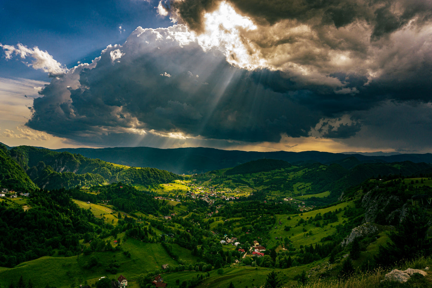 Valley Carpathian Mountains, Romania