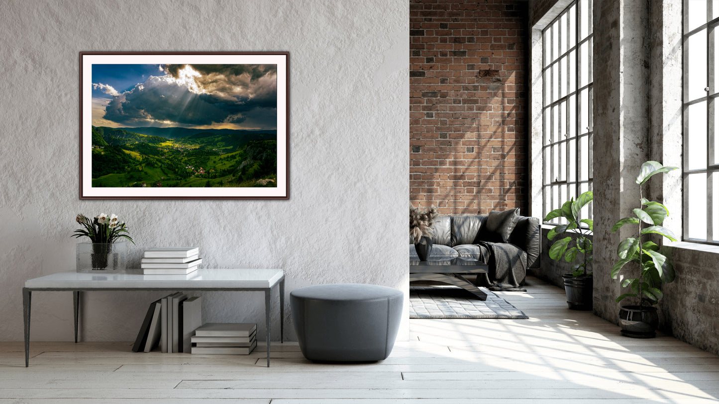 Valley Carpathian Mountains, Romania