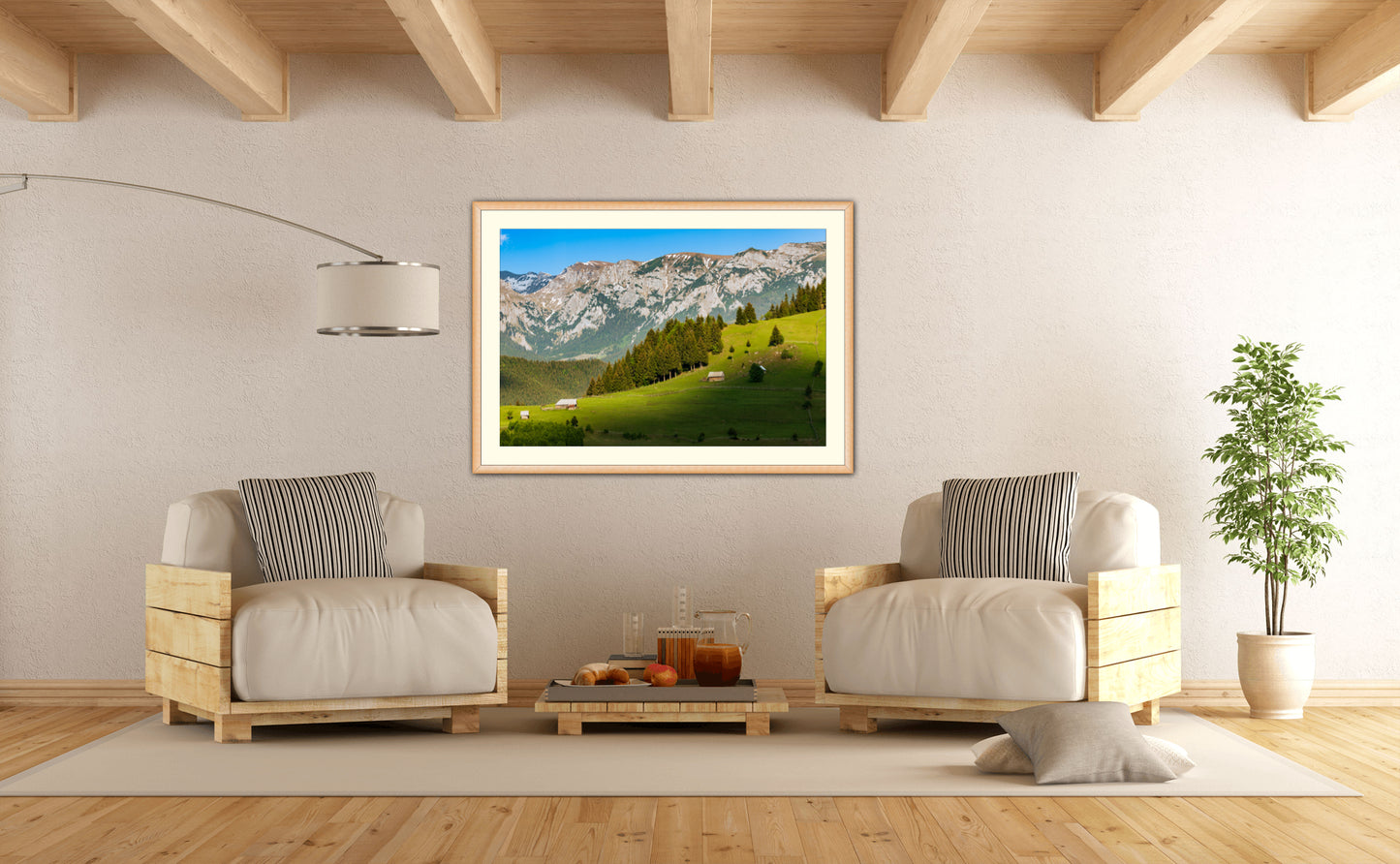 Moeciu and Bucegi Mountains, Romania