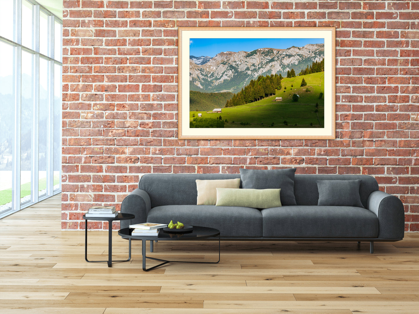 Moeciu and Bucegi Mountains, Romania